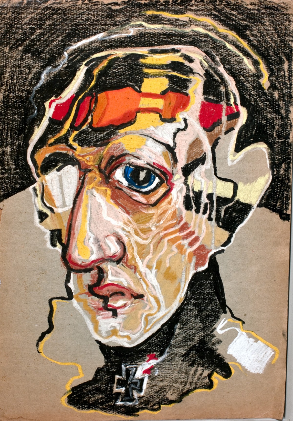 Autoportret z 'żelaznym krzyżem'