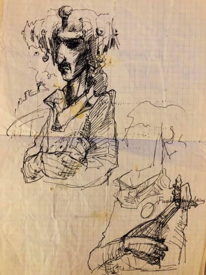 pio szkic frank zappa